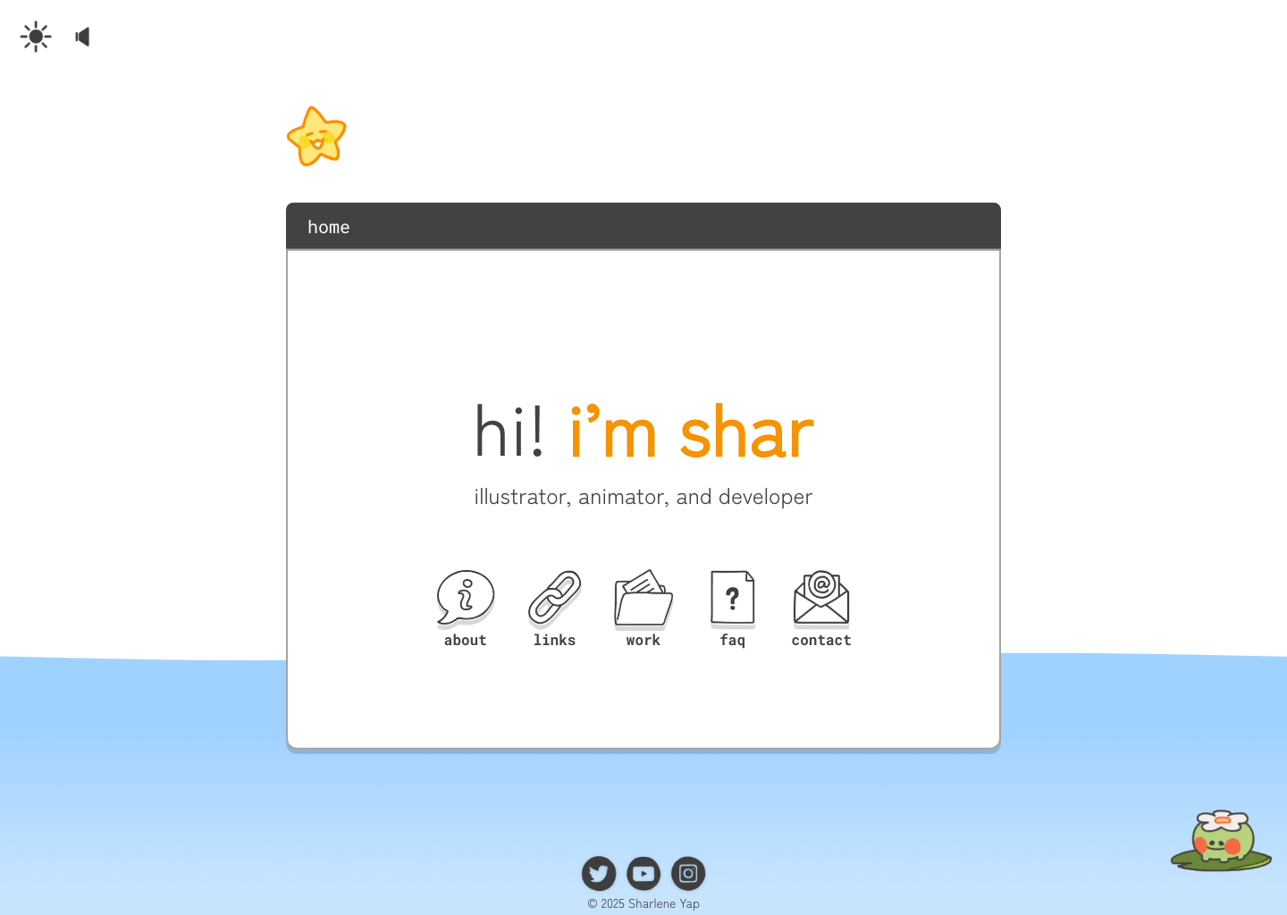 Homepage screenshot of sharyap.com